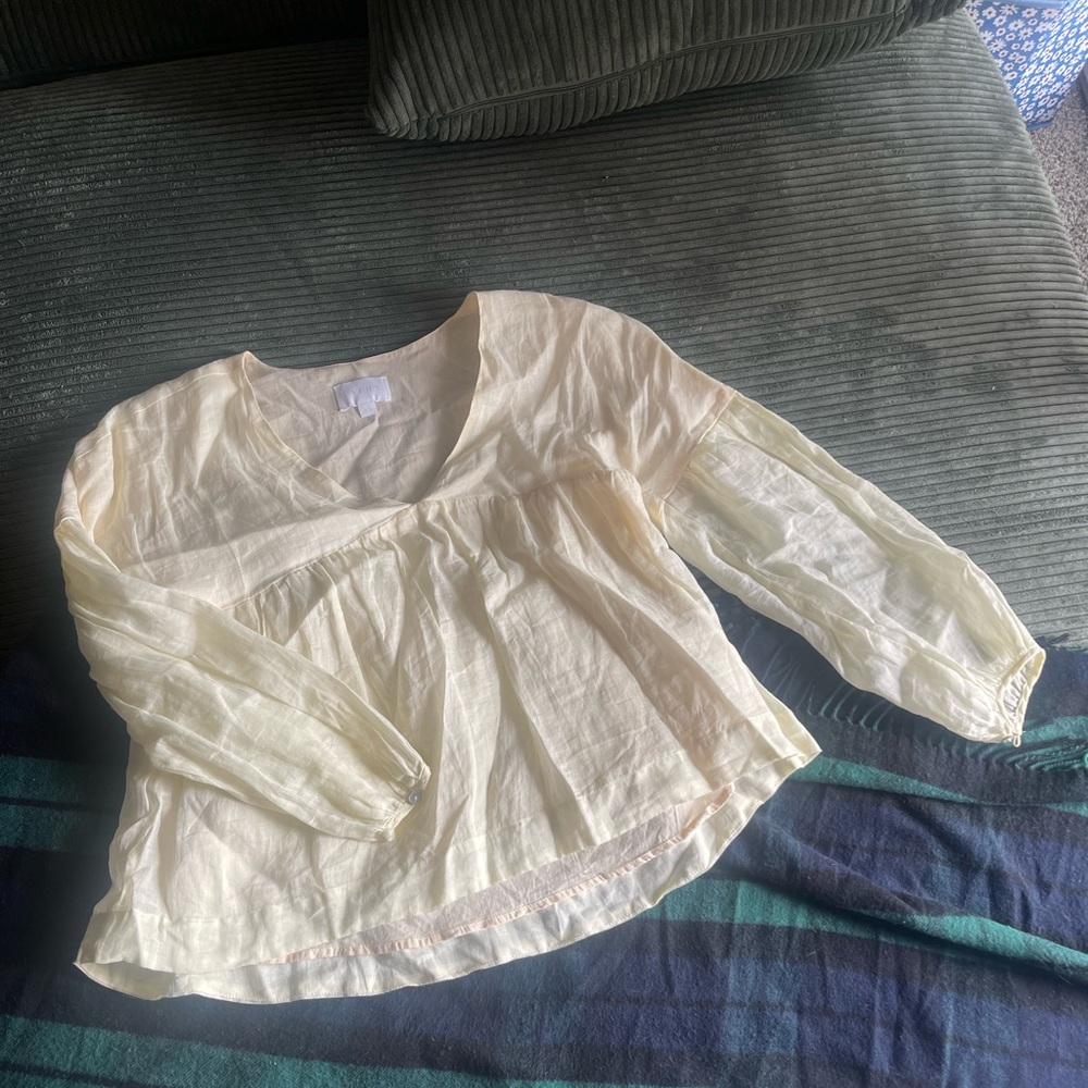 Yellow blouse